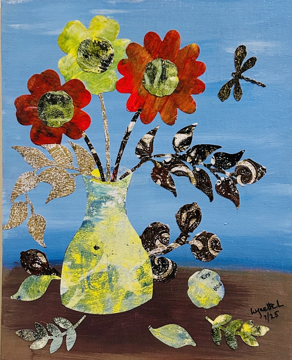 7. COLLAGE Dragon fly