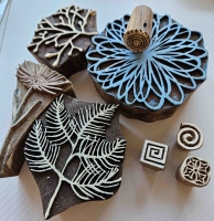 Enhanced wood block printing with Pam Russell
