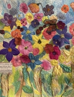 Paint and stitch an art quilt with Colleen Weste