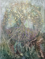 Textural Horizons: Nature Reimagined in Mixed Media
